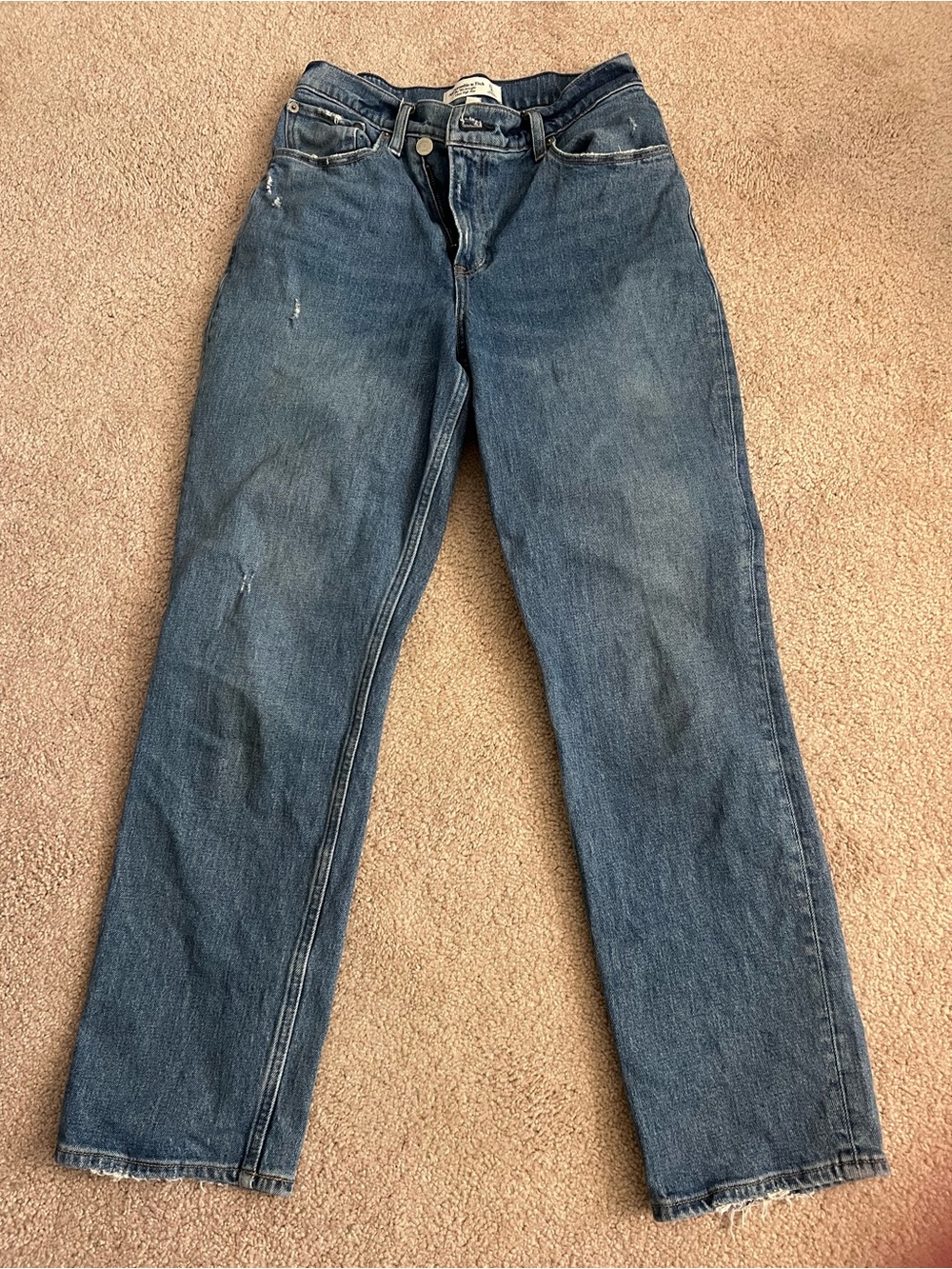 Abercrombie & Fitch Women's 90’s Straight Curve Love Jean